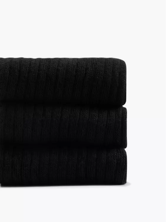 FILA Socken 3er Pack in schwarz