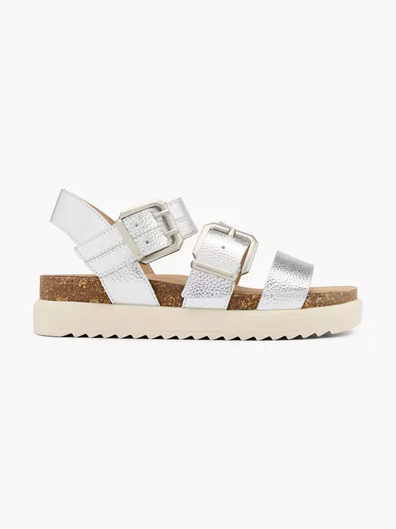 Catwalk Sandale in silber