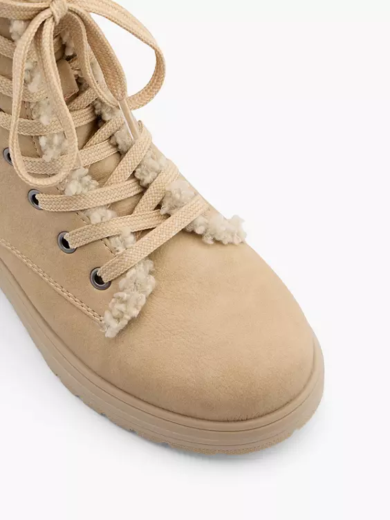 ESPRIT Schnürboots in beige