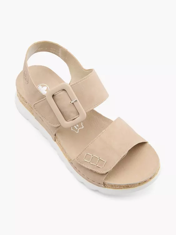 Rieker Keilsandalette in nude