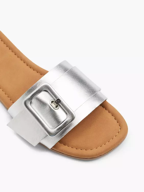 Graceland Pantolette in silber