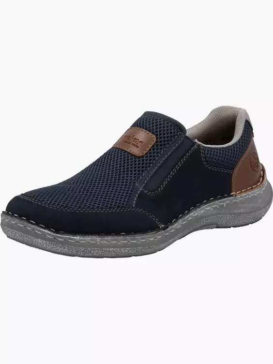 Rieker Herren Slipper in blau