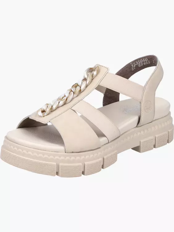 Rieker Damen Riemchensandalen in beige