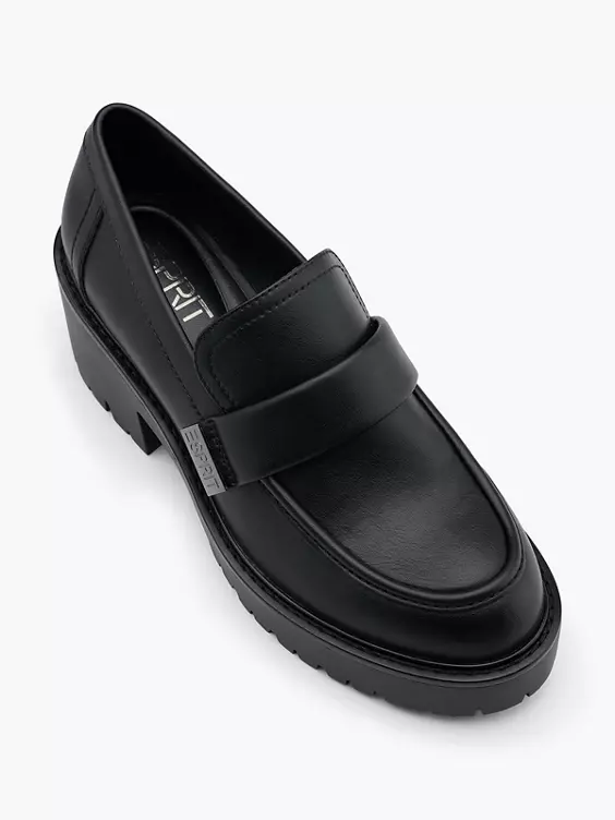 ESPRIT Loafer in schwarz