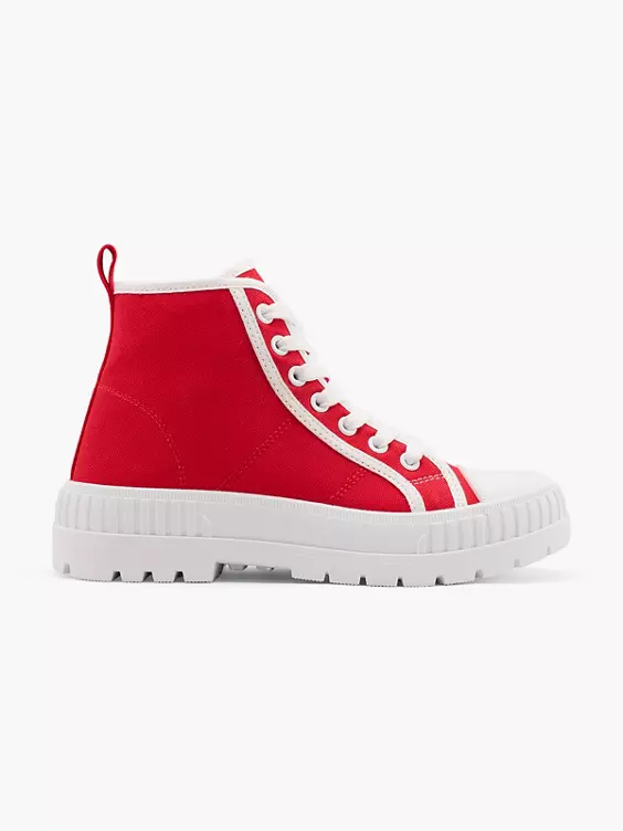 Vty Hoher Sneaker in rot