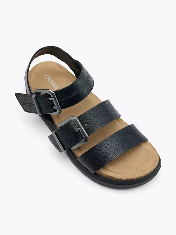 Catwalk Sandale in schwarz