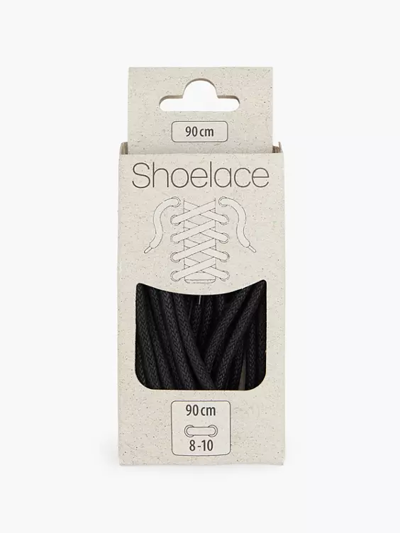 DEICHMANN Schnürsenkel 90 cm rund in schwarz