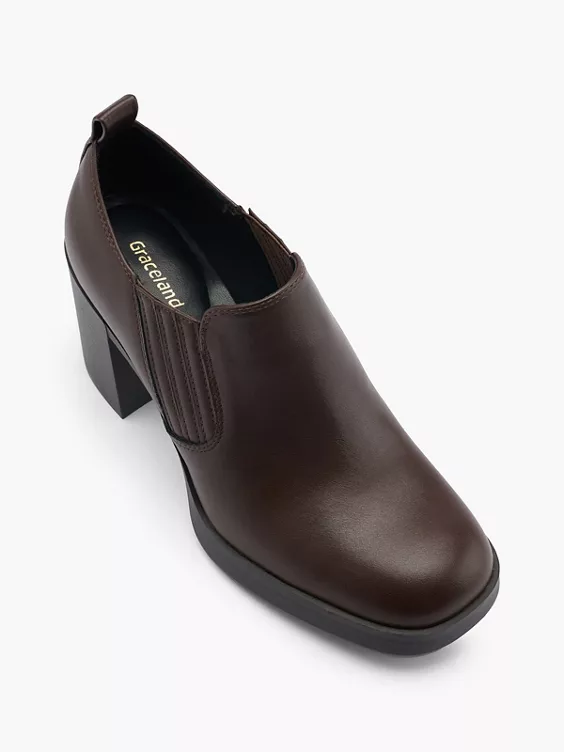 Graceland Hochfront Pumps in kaffee