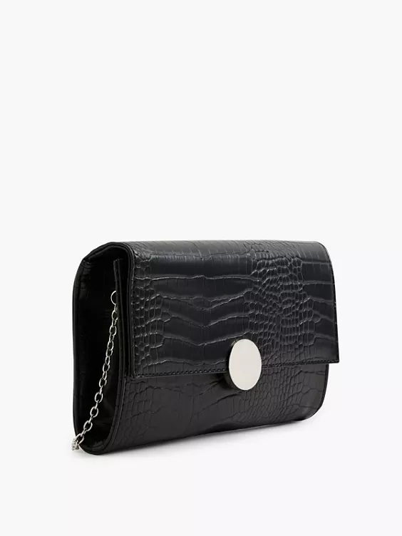 Catwalk Clutch in schwarz