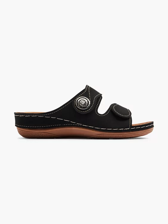 Easy Street Komfort Pantolette in schwarz