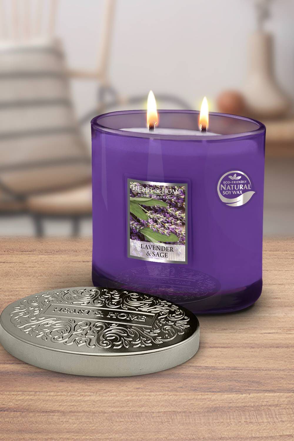 Heart & Home – Twin Wick Ellipse Candle