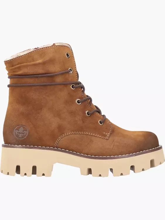 Rieker Damen Schnürstiefel in braun
