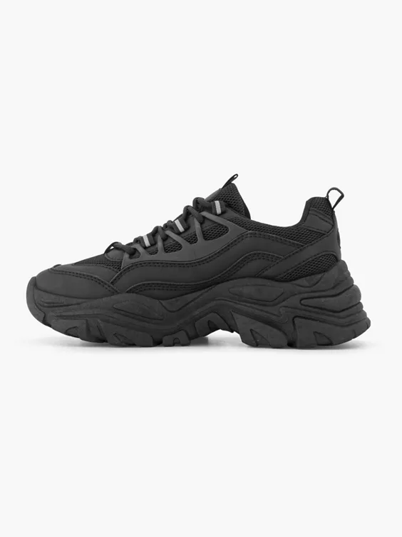 Graceland Chunky Sneaker in schwarz