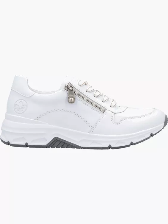 Rieker Damen Sneaker Low in weiß