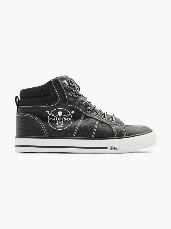 Chiemsee Hoher Sneaker in schwarz