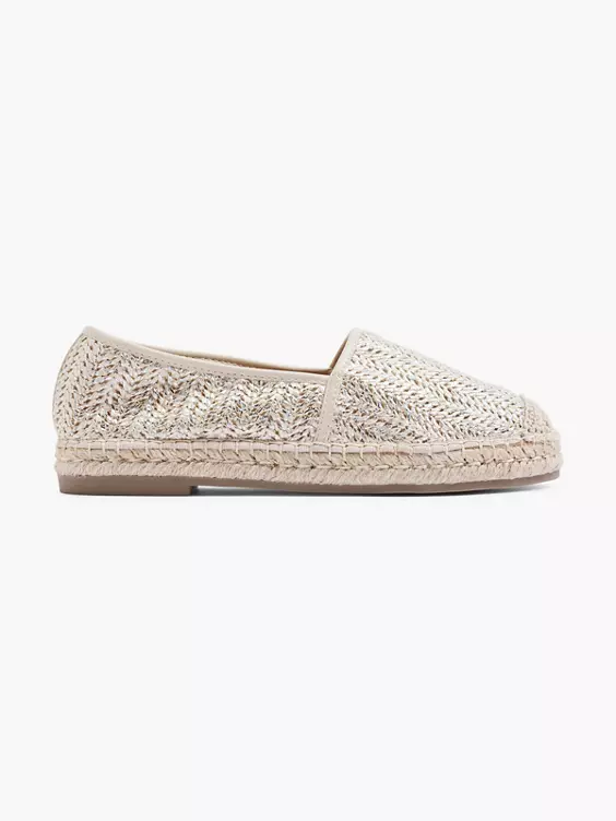Graceland Espadrille in silber