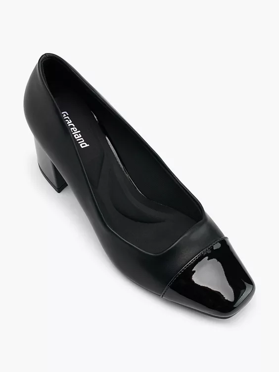 Graceland Pumps in schwarz