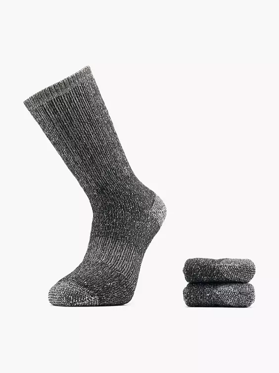 DEICHMANN 2er Pack Socken in grau