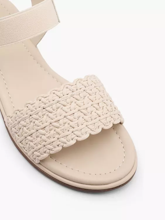 Graceland Sandale in beige