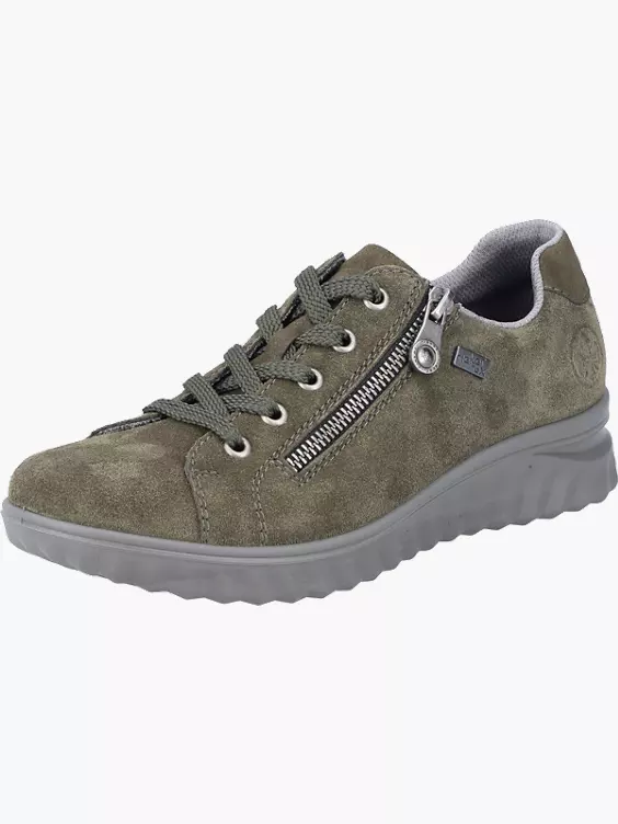 Rieker Damen Schnürschuhe in grün