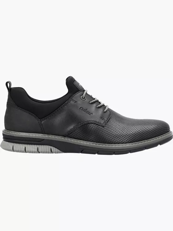 Rieker Herren Slipper in schwarz