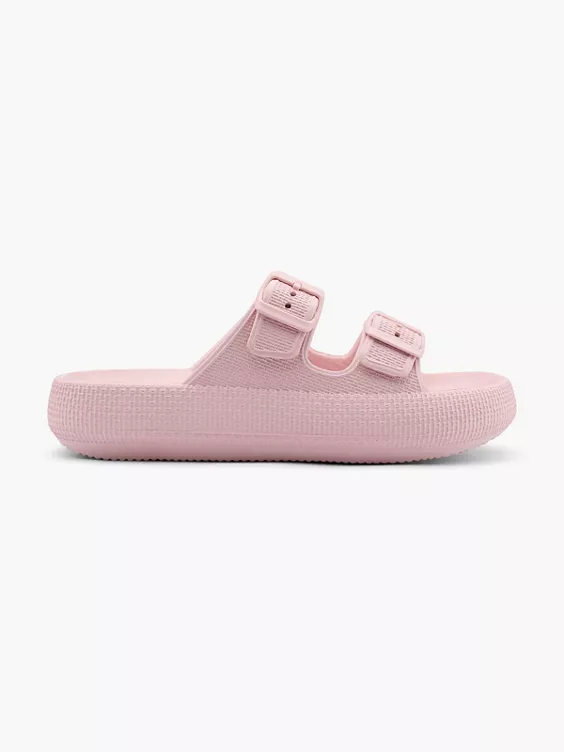 Blue Fin Pantolette in pink