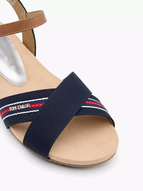 TOM TAILOR Sandale in blau