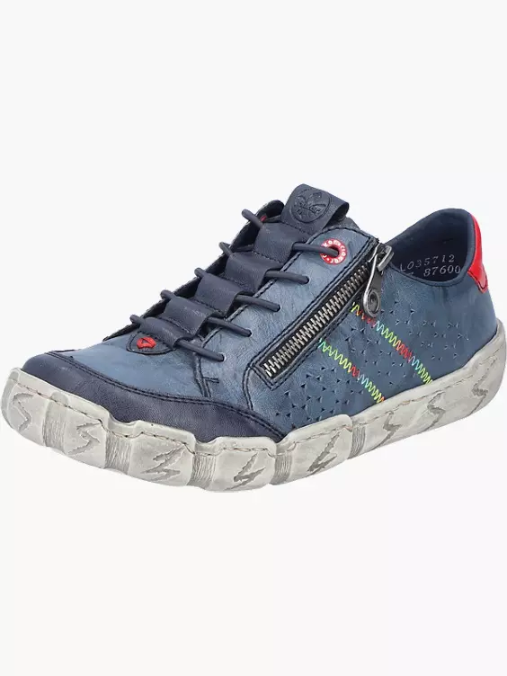 Rieker Damen Schnürschuhe in blau