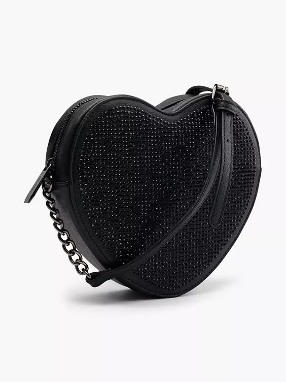 Catwalk Clutch in schwarz