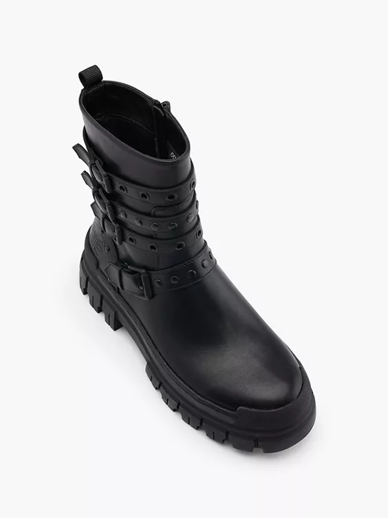 Dockers Bikerboots in schwarz