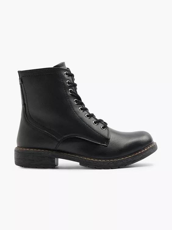 Graceland Schnürboots in schwarz