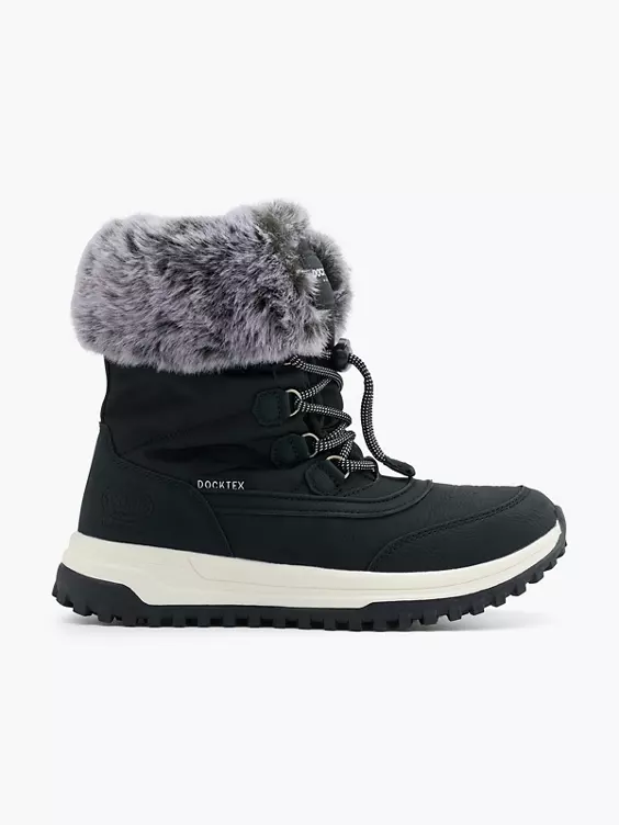 Dockers Schneeboots in schwarz