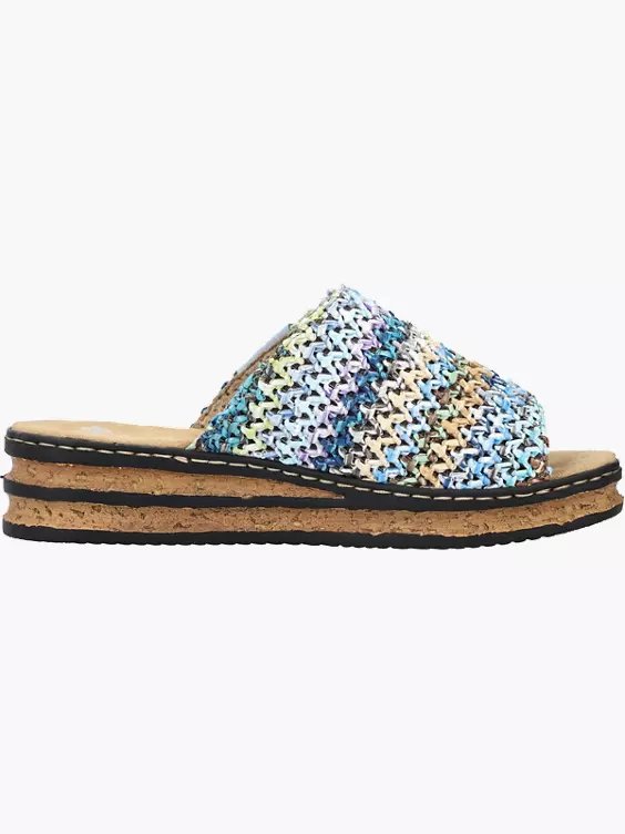 Rieker Damen Pantoletten in multicolor