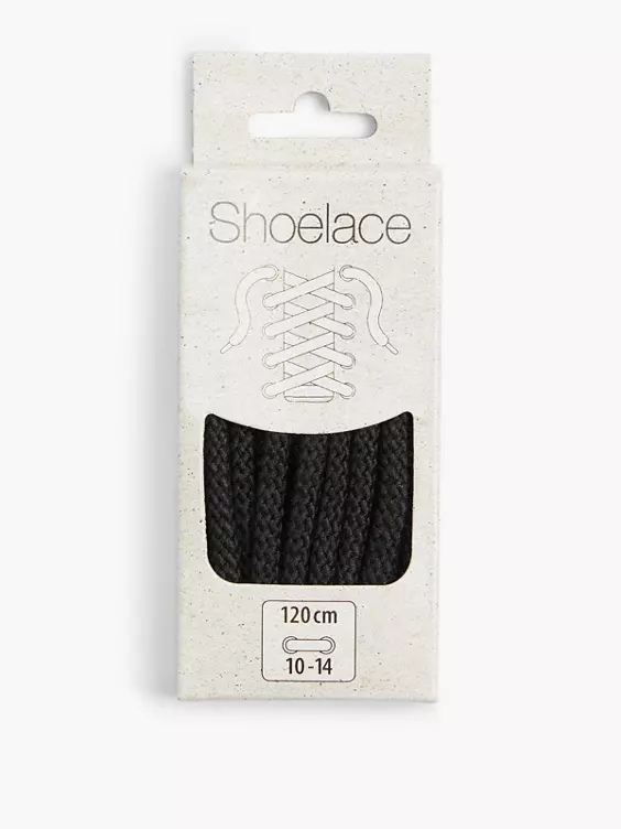 DEICHMANN Schnürsenkel 120 cm rund in schwarz