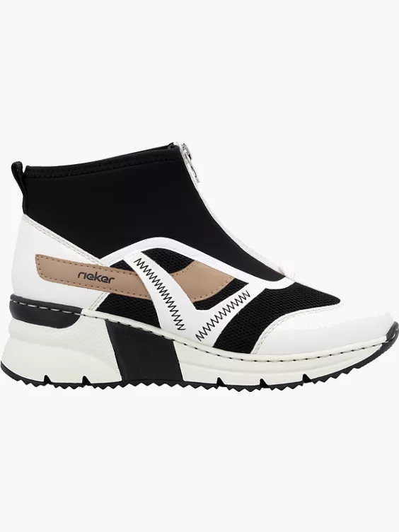 Rieker Damen Sneaker High in weiß
