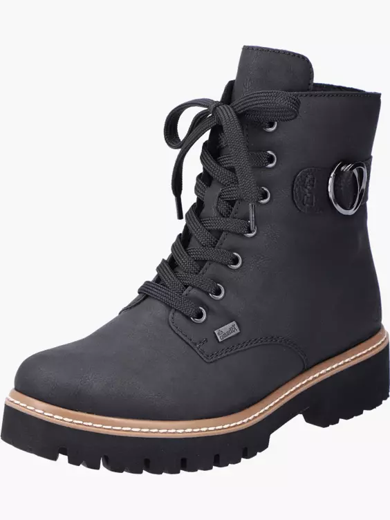 Rieker Damen Biker Boots in schwarz