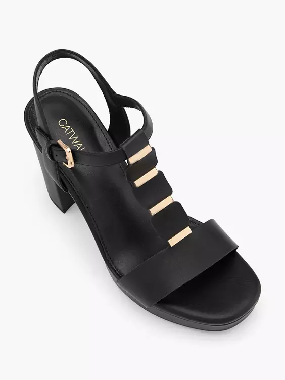 Catwalk Sandalette in schwarz