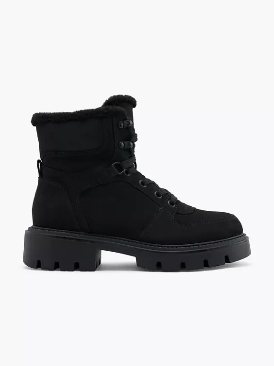Graceland Schnürboots in schwarz