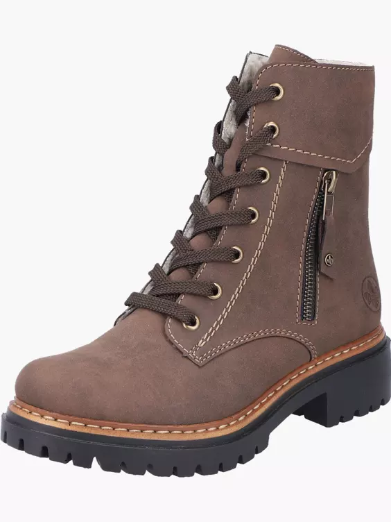 Rieker Damen Biker Boots in braun
