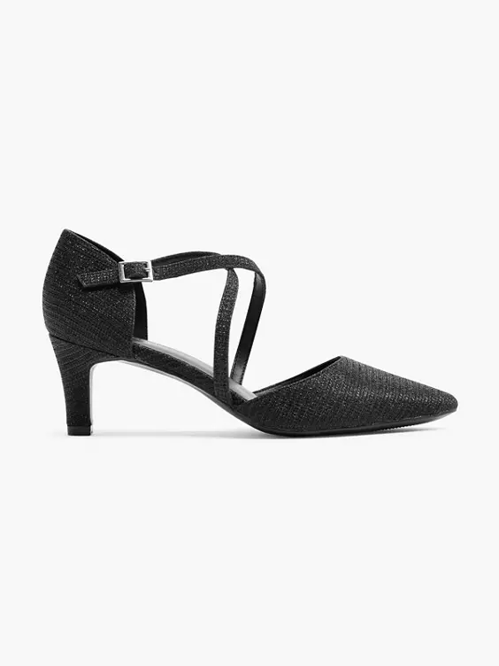Catwalk Spangenpumps in schwarz