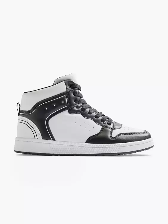 Graceland Hoher Sneaker in schwarz