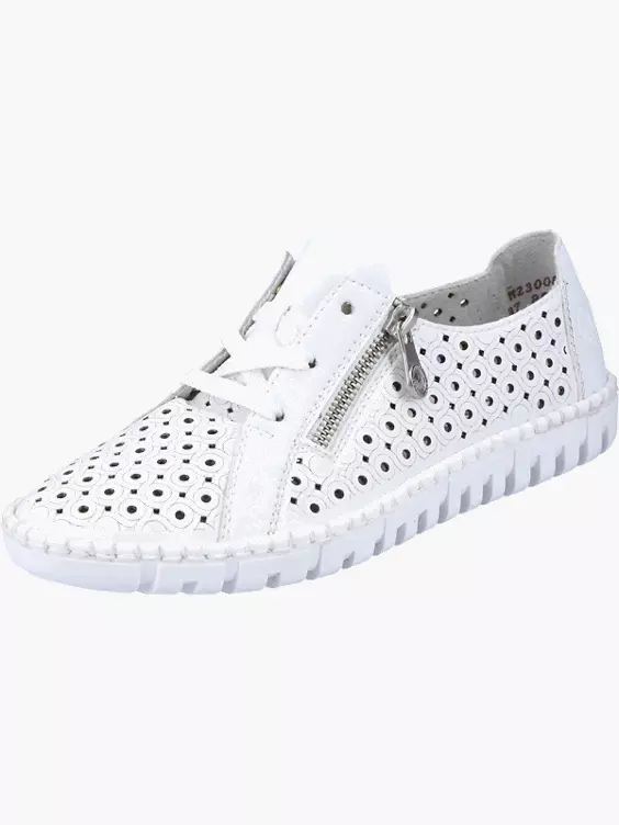 Rieker Damen Schnürschuhe in weiß
