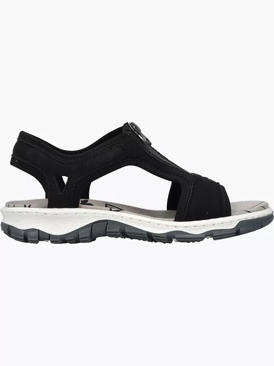 Rieker Damen Trekkingsandalen in schwarz