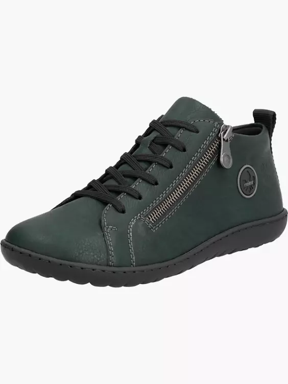Rieker Damen Schnürschuhe in grün