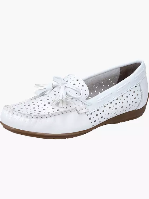 Rieker Damen Loafer in weiß