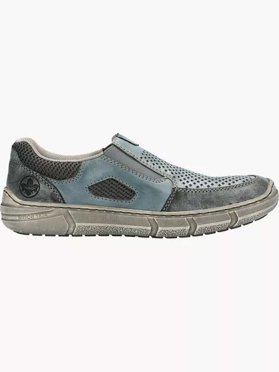Rieker Herren Slipper in blau