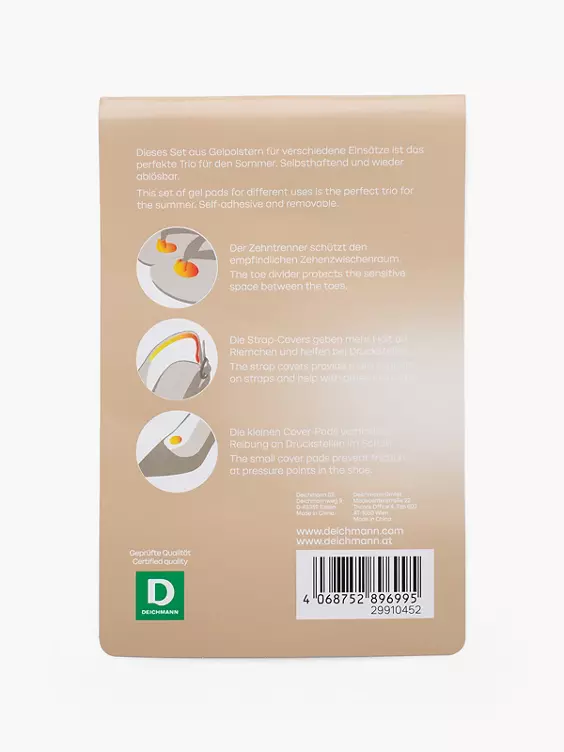 DEICHMANN Comfort Cover Pads in transparent