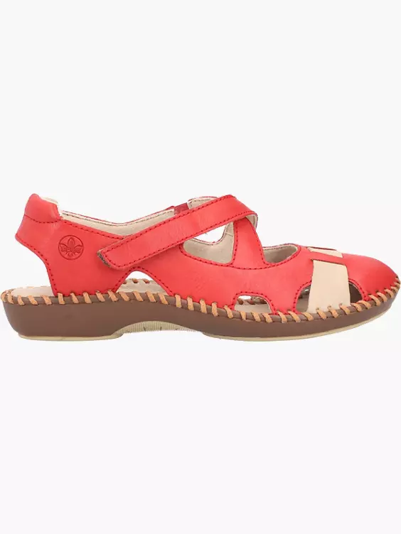 Rieker Damen Ballerinas in rot