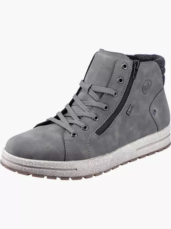 Rieker Herren Schnürstiefel in grau