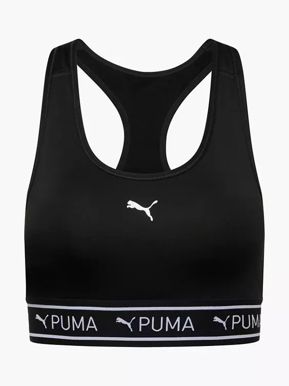 PUMA Sport BH in schwarz